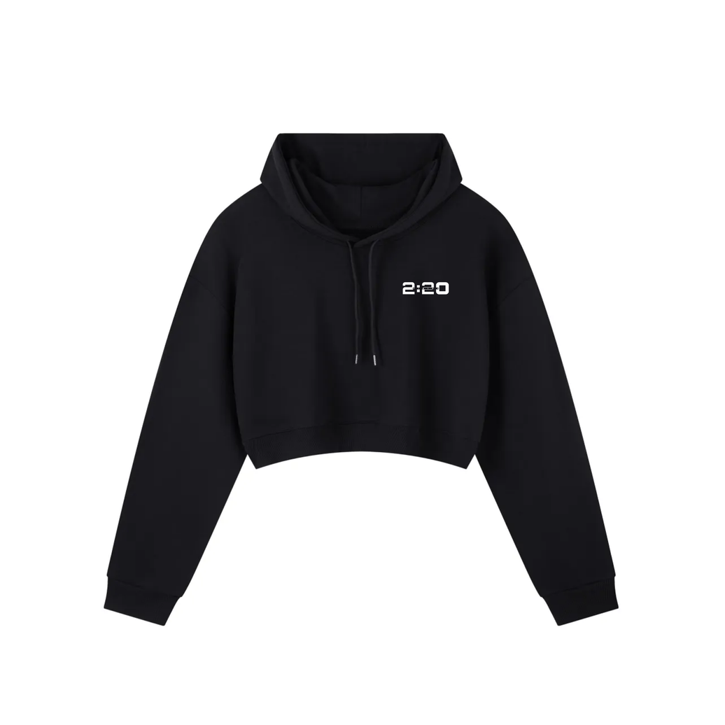 2:20 Cropped Women's Hoodie
