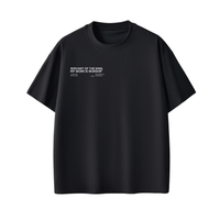 "Audience of One" Oversized Tee – Black