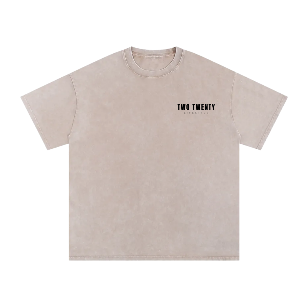 "Live With Purpose" Oversized Tee - Sand