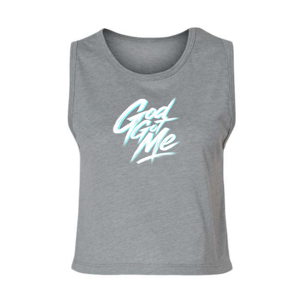 "God Got Me" - Cropped Tank